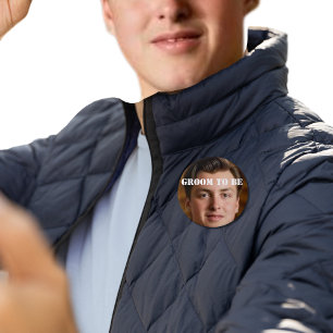 bruidegom om vrijgezel te zijn stag do pin badge ronde button 7,6 cm