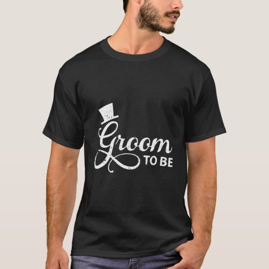 bruidegom om vrijgezel te zijn t-shirt (Voorkant)