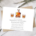 bruidegom om vrijgezellenfeestuitnodiging te zijn kaart<br><div class="desc">Heeft u een batchelorfeest? Als dat zo is, nodig dan uw vrienden en familie in stijl uit met deze eenvoudige maar moderne feestuitnodiging met twee glazen en een wiskey decanter. Als u problemen heeft met dit ontwerp, neem dan contact met mij op via de knop voor mijn winkels en zal...</div>