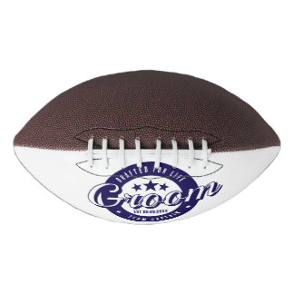 Bruidegom Opgeroepen voor Leven Teamcaptain Gepers American Football