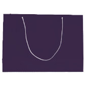 Bruidegom Paars Elegant Modern Cadeau Bruiloft Groot Cadeauzakje (Achterkant)