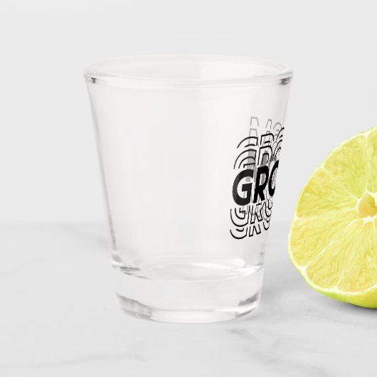 Bruidegom  shot glas (Links)