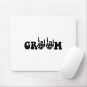 Bruidegom Skeleton Gothic Halloween Wedding Bach Muismat (Met muis)