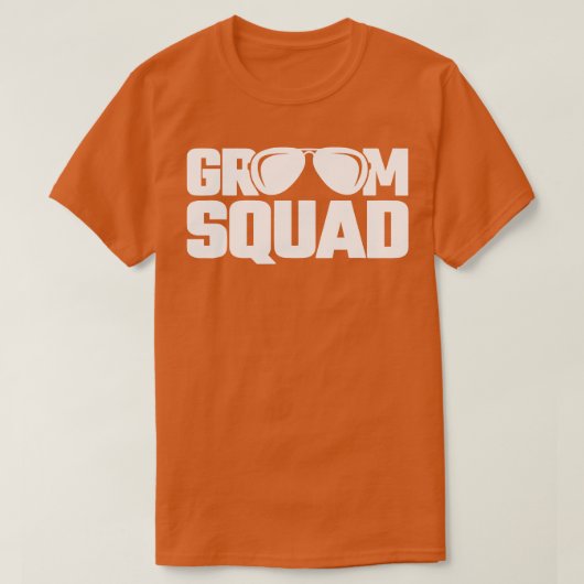 Bruidegom Squad Bruidsjonkers Grappige Stag Bachel T-shirt (Design voorkant)