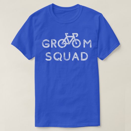 Bruidegom Squad grappig Biker vrijgezellenfeest Br T-shirt (Design voorkant)