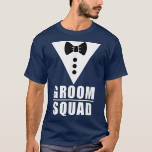 Bruidegom Squad Hit Bachelor Party Huwelijk Trouwe T-shirt