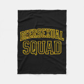 Bruidegom Squad Matching Groep Bachelorfeest Desig Fleece Deken (Voorkant)