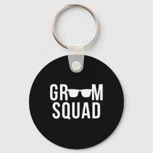 Bruidegom Squad Sungles Trouwen Bachlor Party Sleutelhanger