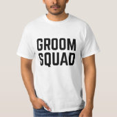 Bruidegom Squad T-shirt (Voorkant)