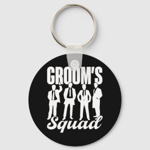 Bruidegom Squad Team Bruid Bruidegom Feest Bachelo Sleutelhanger