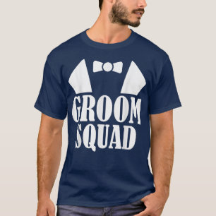 Bruidegom Squad Trouwen Bachlor Party Huwelijk Jub T-shirt