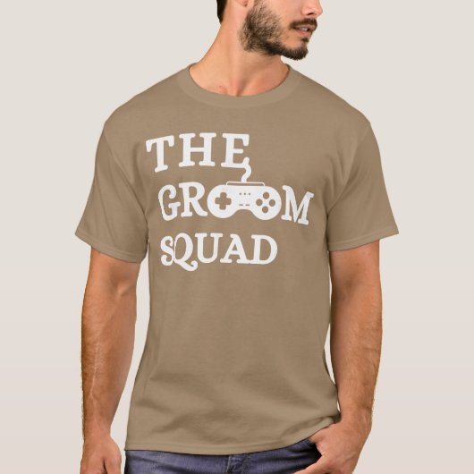 Bruidegom Squad Trouwfeest Afscheidsceremonie Brui T-shirt (Voorkant)