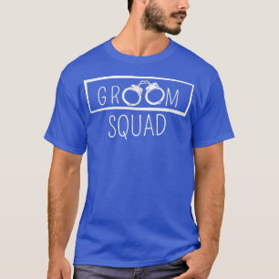 Bruidegom Squad Trouwfeest Getuige Bachelorfeest T-shirt