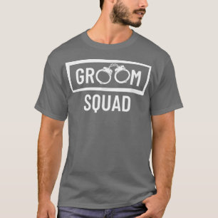 Bruidegom Squad Trouwpartij Beste Man Bachelorfees T-shirt
