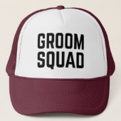 Bruidegom squad trucker pet (Voorkant)