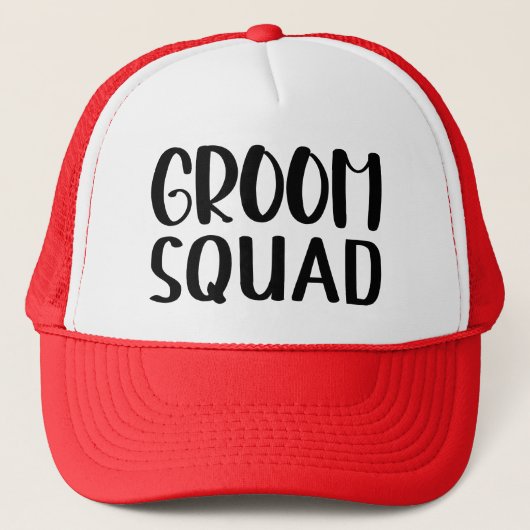 Bruidegom Squad Trucker Pet (Voorkant)