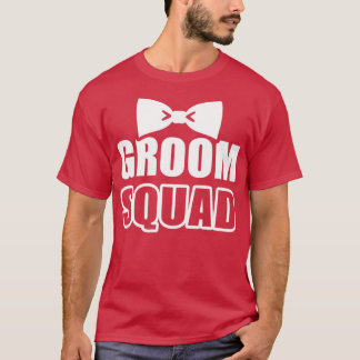 Bruidegom Squad vrijgezellenfeest 3 T-shirt