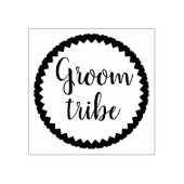 Bruidegom Stam Hart Rubberstempel (Afrduk)