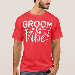 Bruidegom Stam Lief Verlovings- en Huwelijks Match T-shirt