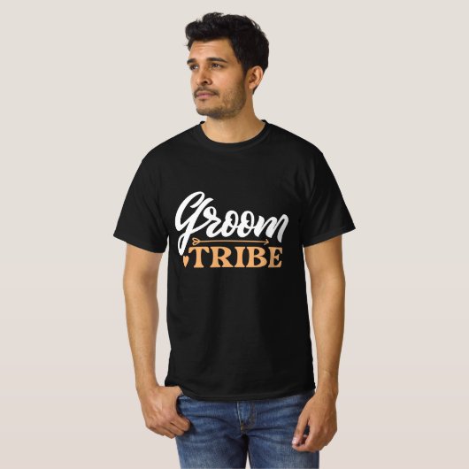 Bruidegom stam t-shirt (Voorkant volledig)