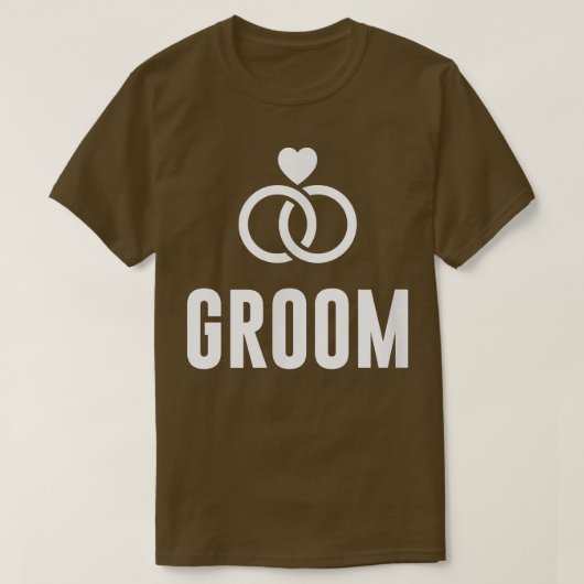 Bruidegom t-shirt (Design voorkant)