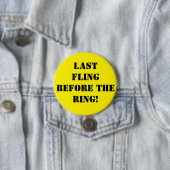 Bruidegom te zijn vrijgezellenavond speldje (In situ)