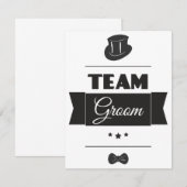 Bruidegom team (Voorkant / Achterkant)