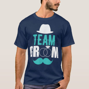 Bruidegom Team Bachelorfeest Squad of Trouwen  T-shirt