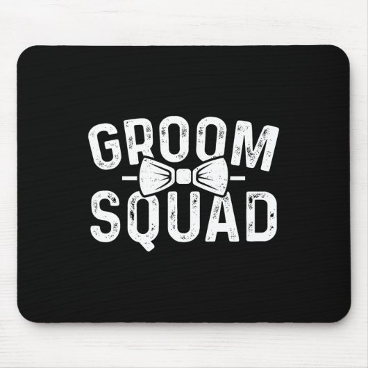 Bruidegom Team Bruidsjonkers Grappige Stag Bruideg Muismat (Voorkant)