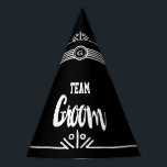 Bruidegom team feesthoed feesthoedjes<br><div class="desc">Bruidegom team feesthoed. Trouwfeest gunsten wat een manier om iedereen in de feeststemming te krijgen. Er is geen betere manier dan leuke feest gunsten te geven om dingen op te vrolijken en een glimlach op ieders gezicht te krijgen! Geweldig voor de vrijgezellenfeest of als fotoprops.</div>