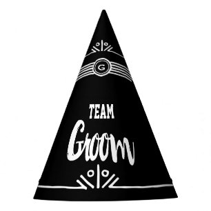 Bruidegom team feesthoed feesthoedjes