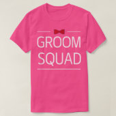 Bruidegom Team Funny Bruidsjonkers Crew Team Bache T-shirt (Design voorkant)
