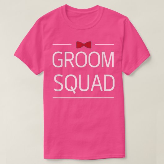 Bruidegom Team Funny Bruidsjonkers Crew Team Bache T-shirt (Design voorkant)