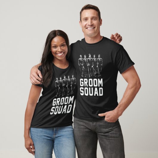 Bruidegom Team Getuige Bruidsjonkers Crew Afscheid T-shirt (Unisex)