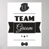 Bruidegom team poster (Voorkant)