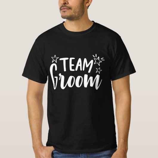 Bruidegom Team T-shirt (Voorkant)