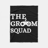 Bruidegom Team Trouw Verloving Bachelor Party Brui Fleece Deken (Voorkant)