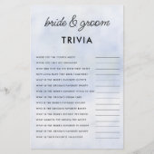 bruidegom Trivia Cloud 9 Vrijgezellenfeest Elegant Flyer (Voorkant)