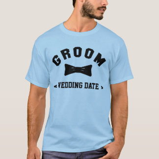 Bruidegom (trouwdatum) T-shirt