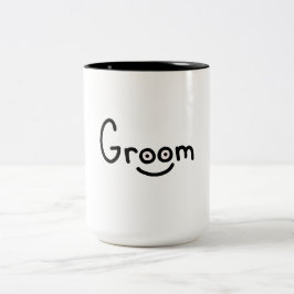 Bruidegom Tweekleurige Koffiemok