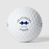 Bruidegom Ushers Golfballen (Voorkant)