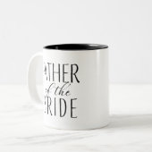 Bruidegom Vader Tweekleurige Koffiemok (Voorkant links)