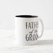 Bruidegom Vader Tweekleurige Koffiemok (Voorkant rechts)