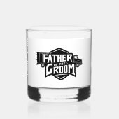 Bruidegom Vader Whisky Glas (Voorkant)
