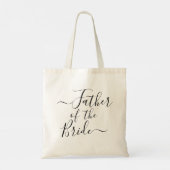 Bruidegom van de Vader moderne script huwelijksfee Tote Bag (Achterkant)