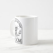 Bruidegom Verloving bruiloft Halloween paar Ma Koffiemok (Voorkant links)