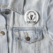 Bruidegom Verloving bruiloft Halloween paar Ma Ronde Button 5,7 Cm (In situ)