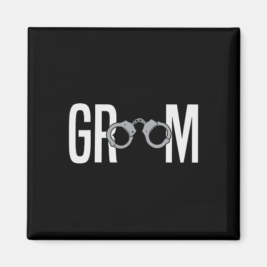 Bruidegom voor bruiloft 1 magneet (Voorkant)