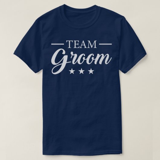 Bruidegom vrijgezellen feest team Bruidegom1030  T-shirt (Design voorkant)