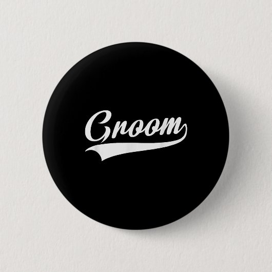 Bruidegom - vrijgezellenfeest - Trouw Ronde Button 5,7 Cm (Voorkant)